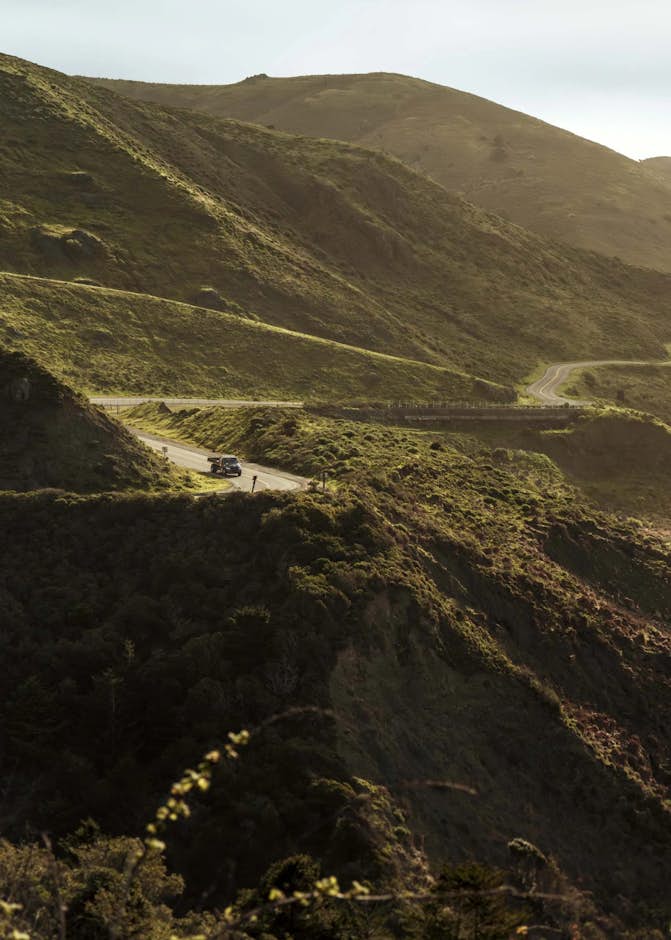 A road going through a mountain