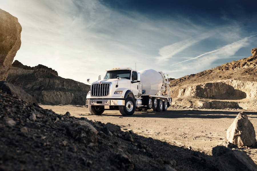 International HX Series cement truck