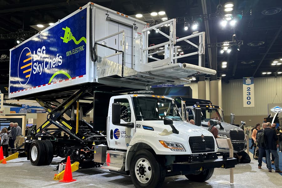 International electric airport catering truck 