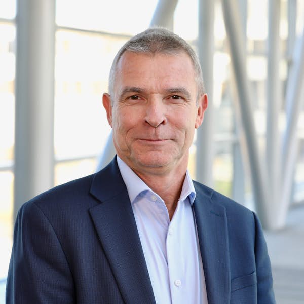 A person wearing a suit