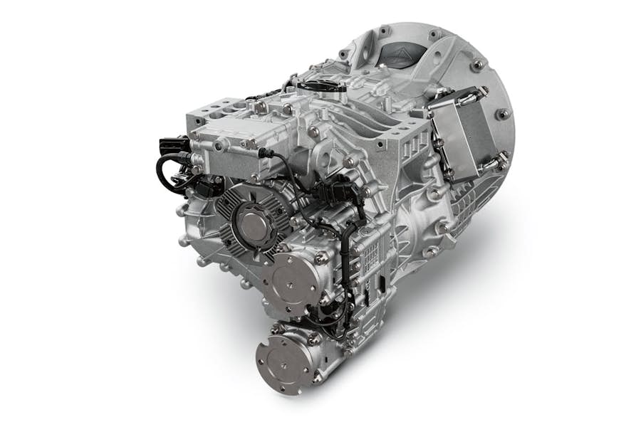T14 Transmission with white background