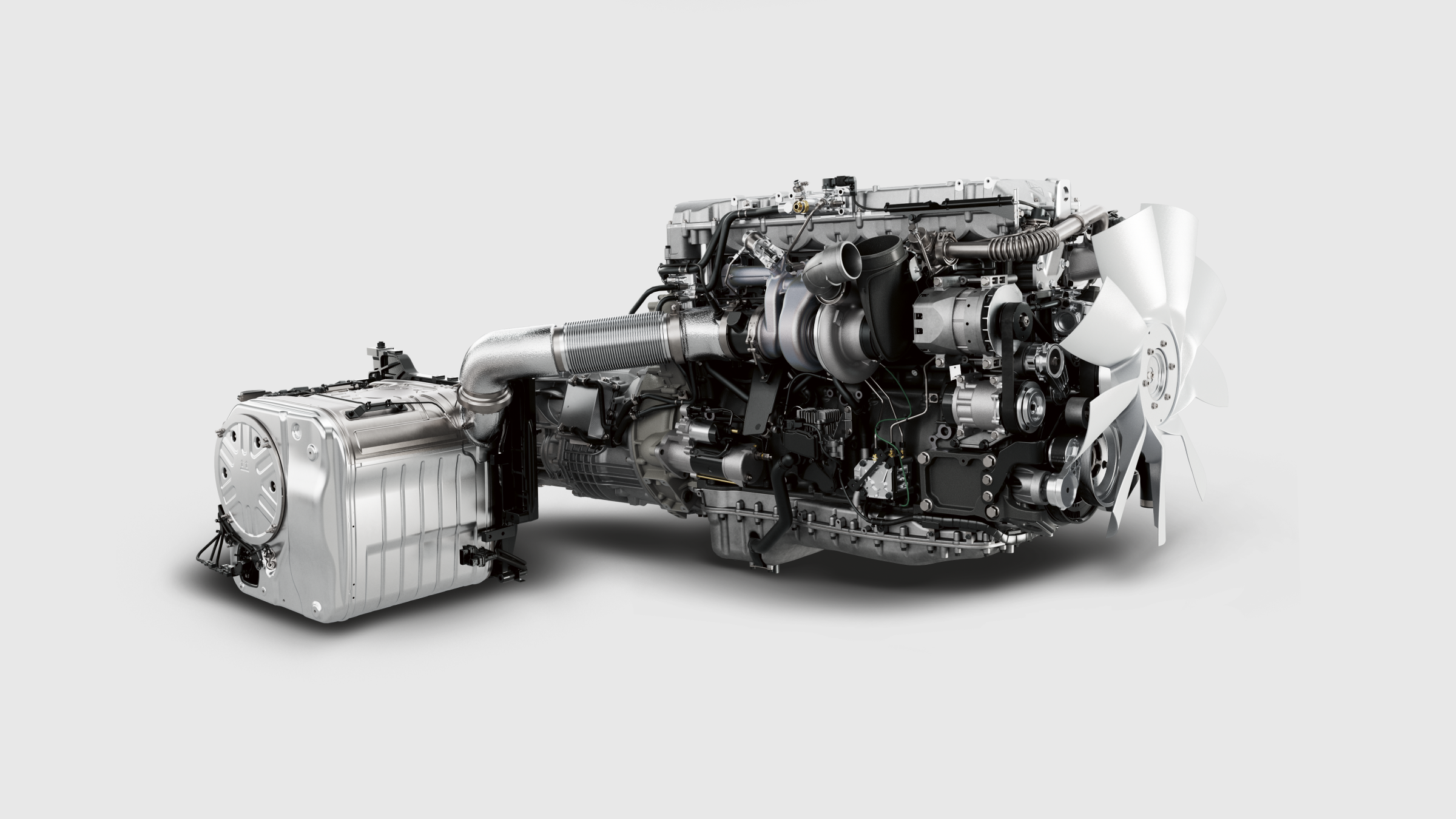 A machine with a large engine